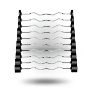 York (20-110 lb) Fixed Rubber Barbell Set - Image 3