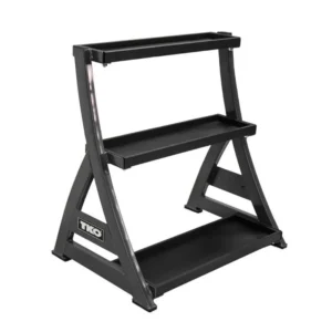 Alternative view of TKO 5-50 lb Vinyl Kettlebells & 3-Tier Rack