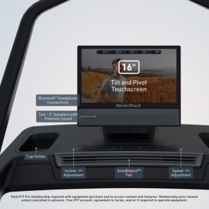 Alternative view of NordicTrack Elite X16i Treadmill