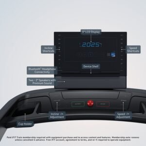 Alternative view of NordicTrack T Series 8 Treadmill with iFIT