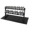 Body-Solid 5-50 lb Hex Dumbbells & Rack