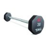 TAG Fitness (20-110 lb) 8-Sided Urethane Barbells