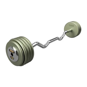 Troy Gray Cast Iron Fixed Barbell Set